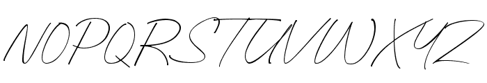 Honthany Signature Font UPPERCASE