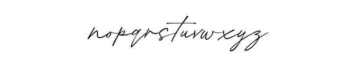 Honthany Signature Font LOWERCASE