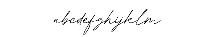 HonthanySignature Font LOWERCASE