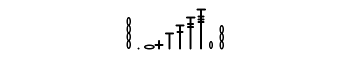HookinCrochet Symbols 1 Font OTHER CHARS