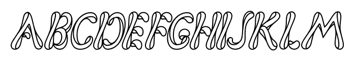 Hookline-Regular Font UPPERCASE