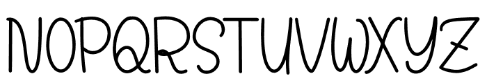 Hoola Summericon Script Font UPPERCASE
