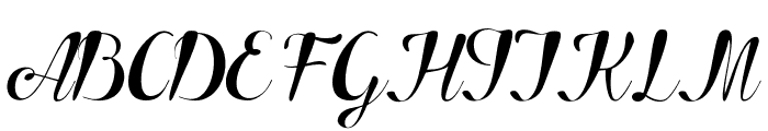 Hooley-Regular Font UPPERCASE