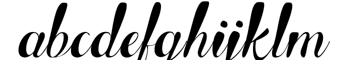 Hooley-Regular Font LOWERCASE