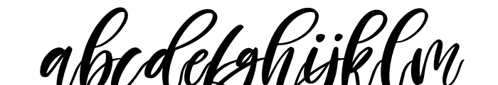 Hopelove Italic Font LOWERCASE