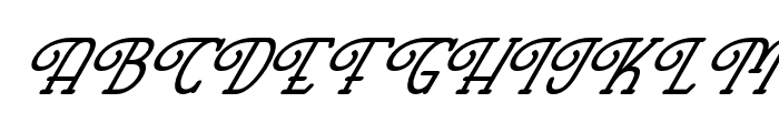 Hopkinson-Italic Font UPPERCASE
