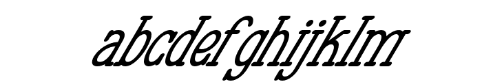 Hopkinson-Italic Font LOWERCASE