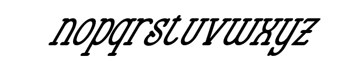 Hopkinson-Italic Font LOWERCASE