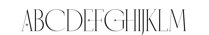 Horence Font LOWERCASE