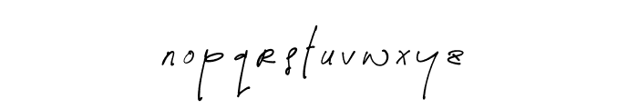 Horganite Font LOWERCASE