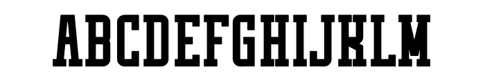 Horizon Varsity Font UPPERCASE