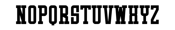 Horizon Varsity Font LOWERCASE