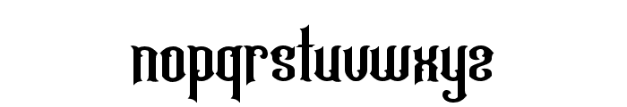 Hornbuckle-Regular Font LOWERCASE