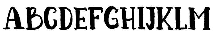 Hornimet Regular Font LOWERCASE