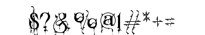 HororMision-Regular Font OTHER CHARS