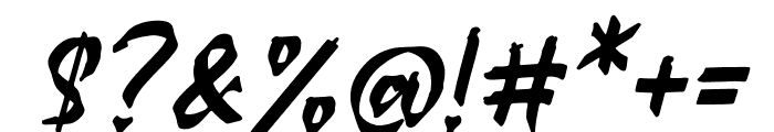 Horosmyth Italic Font OTHER CHARS