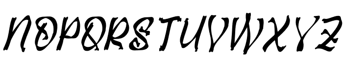 Horosmyth Italic Font UPPERCASE