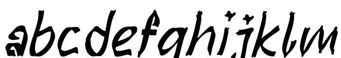 Horosmyth Italic Font LOWERCASE