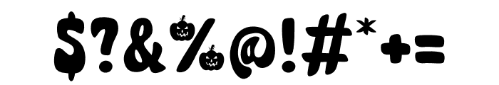 Horror Boo Font OTHER CHARS