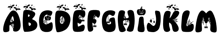 Horror Boo Font LOWERCASE