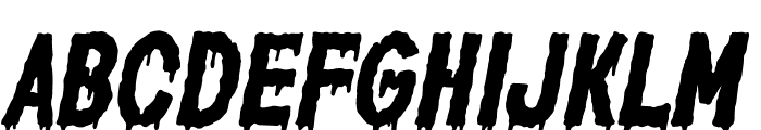 Horror Corps Font LOWERCASE