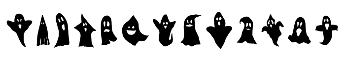 Horror Ghost Font LOWERCASE