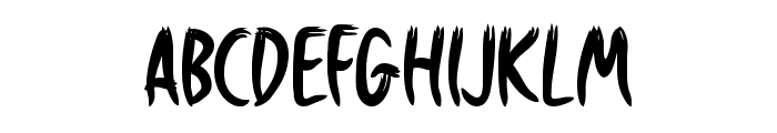 Horror Hustle Font LOWERCASE