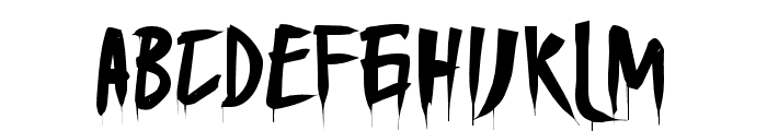 Horror Misteery Font LOWERCASE