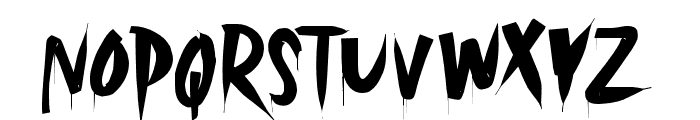 Horror Misteery Font LOWERCASE