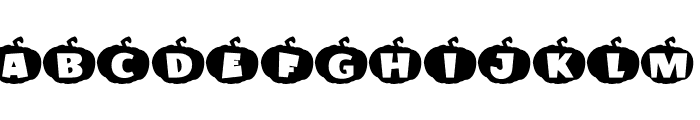 Horror Pumpkin Font LOWERCASE