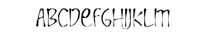 Horror Type Font LOWERCASE