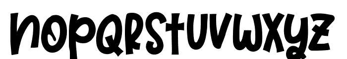 Horror Typeface Regular Font LOWERCASE
