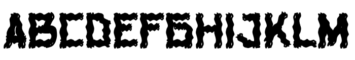 Horror Vibes Font LOWERCASE