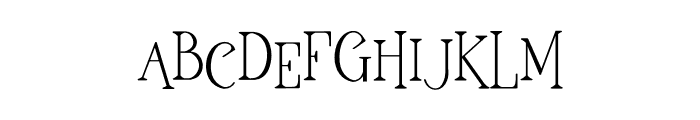 Horror World Font LOWERCASE