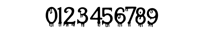 Horror_Dripped Font OTHER CHARS