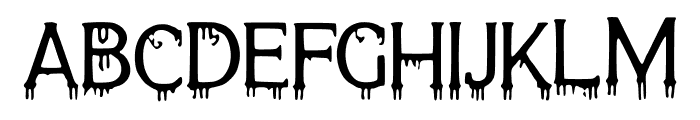 Horror_Dripped Font UPPERCASE