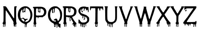 Horror_Dripped Font UPPERCASE
