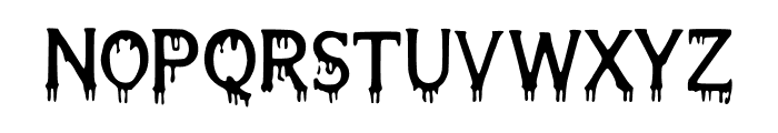 Horror_Dripped Font LOWERCASE