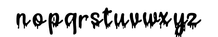 Horror_Dripping_Script Font LOWERCASE