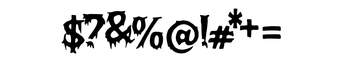 Horror_Land Font OTHER CHARS