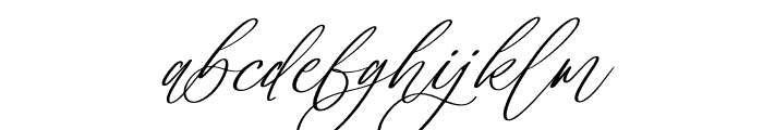 Horsion Sorelistha Script Italic Font LOWERCASE