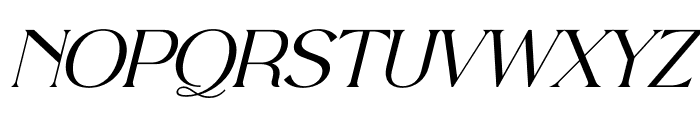 Horsion Sorelistha Serif Italic Font UPPERCASE