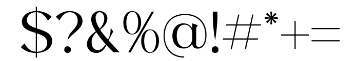 Horsion Sorelistha Serif Font OTHER CHARS