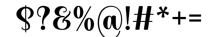 Horton Regular Font OTHER CHARS