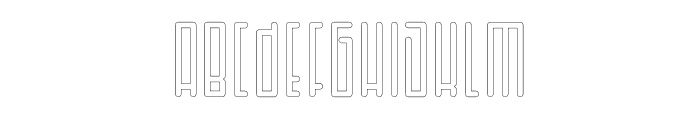 Horus Basic Outline Font UPPERCASE