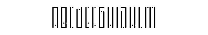 Horus Dot Light Font UPPERCASE