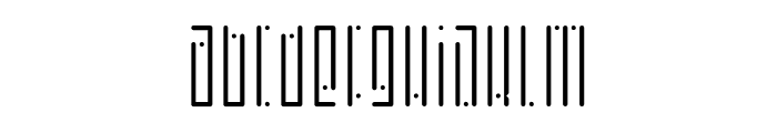 Horus Dot Light Font LOWERCASE