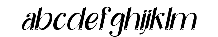 Horyzon-Italic Font LOWERCASE