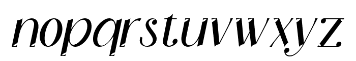 Horyzon-Italic Font LOWERCASE