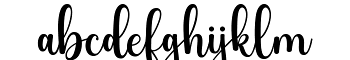 Hostey Script Regular Font LOWERCASE